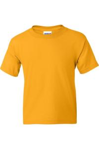 Молодежная футболка Gildan DryBlend, золотой