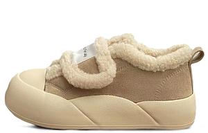 Теплые противоскользящие казуальные туфли на платформе с низким берцем женские WENPU, цвет хаки