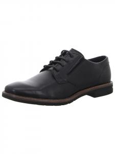 Bugatti Черные туфли на шнуровке