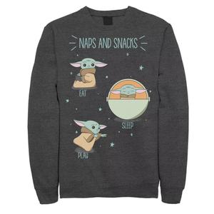 Мужской свитшот с рисунком «Мандалорец, ребенок, известный как Бэби Йода» Star Wars