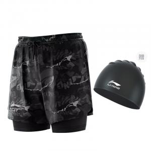 Спортивные плавки Men's LINING, черный серый