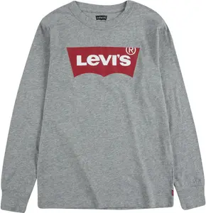 Детская рубашка Levi's с длинными рукавами "BATWING TEE", УНИСЕКС Levi'S Kids, серый