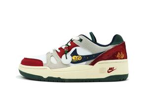 Nike Кроссовки для скейтбординга Full Force Low Spirit Snake Brings Fortune, низкие, унисекс, красные