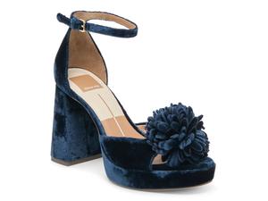 Туфли Dolce Vita Perel Platform Sandal, Navy Velvet