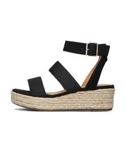 Элегантные черные замшевые сандалии Ayana, черный