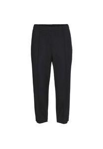 Короткий размер: удобные брюки с рубчиком 7/8 Goldner, черный