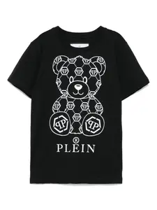 Футболка Teddy Bear Philipp Plein Junior, черный