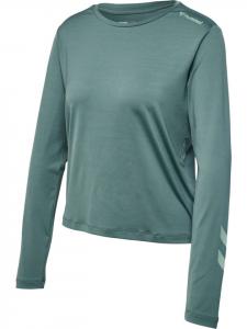 Hummel Футболка с длинными рукавами синего цвета