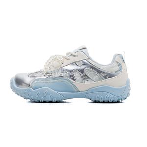 Feiyue Скользоустойчивые износостойкие амортизирующие повседневные туфли женские низкие бежево-голубые [Dual Network], цвет Beige Blue[Dual Network]