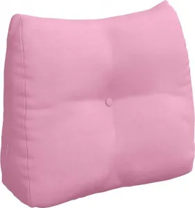 Подушка для спины розовая 60 x 24 x 50 см, ткань vidaXL