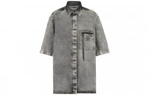 Серая женская рубашка FENDI, серый