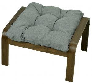 АМПО ИКЕА ПОЭНГ ПЕЛЛО Подушка обивочная на подножку кресла Подушка ИКЕА 10 см AMPO, серый