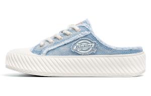 Кроссовки Dickies Skateboarding Shoes Women's Low-top Black/White, синий