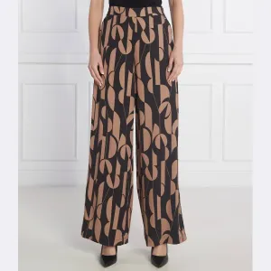 Брюки из парусины оверсайз Boss, черный