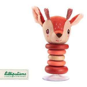 LILLIPUTIENS, Погремушка на присоске Косуля Стелла 6 м+