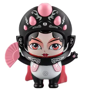 Кукла в стиле китайской оперы с 8 выражениями лица, фигурка панды - символа китайской культуры AECELI, розовый