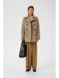 InWear Классическое пальто PerryIW, цвет песочно-серый меланж