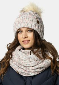 Шапка Vivisence, цвет White Denim