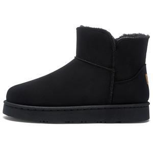 WARRIOR Утепленные утепленные противоскользящие противоударные полусапоги-снегоботы мужские black