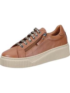 Низкие кеды коньячного цвета Piazza