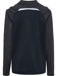 Детская тренировочная куртка "Lead 2.0 Half Zip" черного цвета Hummel