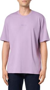 Мужская хлопковая футболка BOSS Tonal Center Logo, Lavender Flower