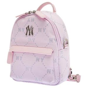 Полиэстеровый рюкзак обычный женский светло-розовый MLB
