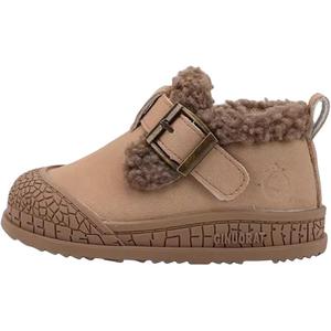 Нескользящие термоботинки с низким верхом для детей в возрасте от 3 до 7 лет QINUOSHU, хаки