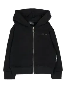 Худи на молнии John Richmond Junior, черный