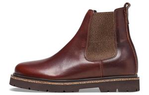 Женские ботинки Birkenstock челси кожаные, коричневый