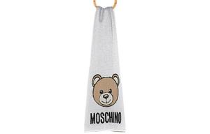 MOSCHINO Вязаный шарф унисекс серый, Gray