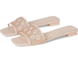 Сандалии COACH Flat Sandals With Tea Rose, цвет Blush