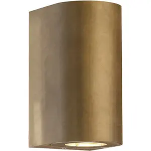 Уличный настенный светильник Canto 2 GU10 Nordlux, Messingfarben