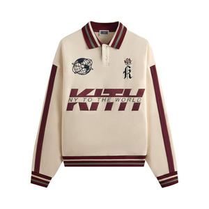 Пуловер Kith Collegiate Nelson Collared Pullover, Muslin