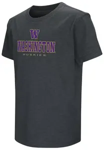 Черная футболка Colosseum Youth Washington Huskies