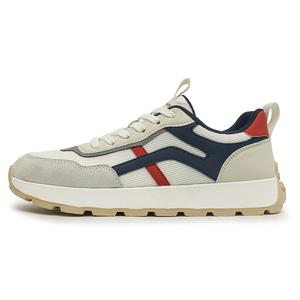 Износостойкие, легкие, увеличивающие рост, дышащие, низкие, повседневные мужские туфли MIIOW, Beige Blue