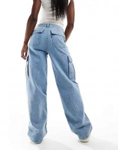 Голубые мешковатые джинсы-карго Levi's 94