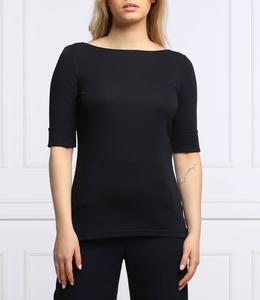 Блуза LAUREN RALPH LAUREN regular fit, темно-синий