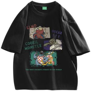 SESAME STREET Футболка унисекс «УЛИЦА СЕЗАМ», Серый