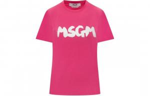 MSGM Футболка женская розовая