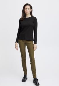 Топ с длинными рукавами Fransa, черный