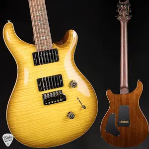 PRS Eddie's Guitars Wood Library Custom 24 с бразильской накладкой и грифом из палисандра - Livingston Lemondrop