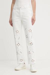 Хлопковые джинсы Morgan, белый