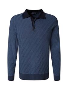 PIERRE CARDIN Лонгслив в синем цвете