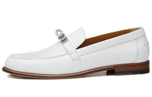 Женские мокасины Hermes Destin, белый