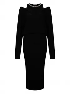 Декорированное платье миди LIU JO, черный