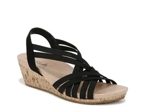 Сандалии Mallory Wedge Sandal Lifestride, черный