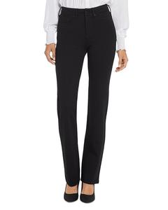 Прямые брюки NYDJ Marilyn с понте, черный