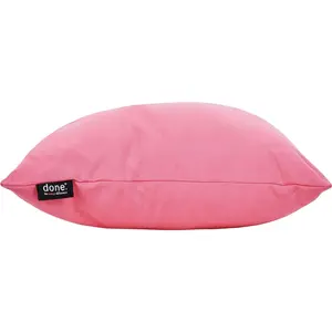 Декоративная подушка Outside Водонепроницаемая однотонная уличная подушка, включая наполнитель Done., Pink + unifarben