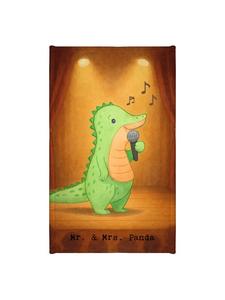 Mr. & Mrs. Panda Полотенце с изображением крокодила (без надписи) белого цвета